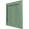 Ekena Millwork 12"W x 12"H True Fit PVC Framed Board-n-Batten Shutters Sample, Track Green SAMPLE-TFPBFTG - alternate 4